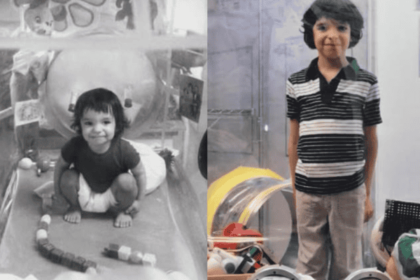 Este menino passou a vida preso dentro de uma bolha de plástico para continuar vivo