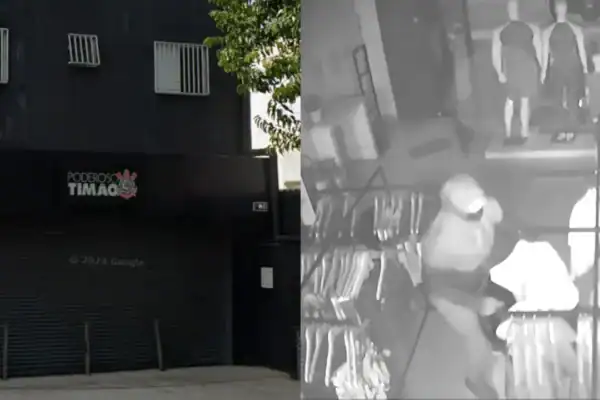 Criminosos invadem loja do Corinthians e furtam centenas de peças