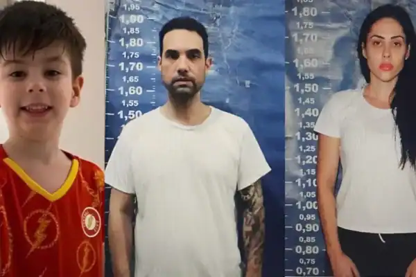 Imagens mostram Monique e Jairinho durante o julgamento do caso Henry Borel