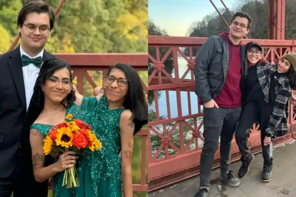 Uma das gêmeas siamesas se casou, enquanto a outra permaneceu solteira