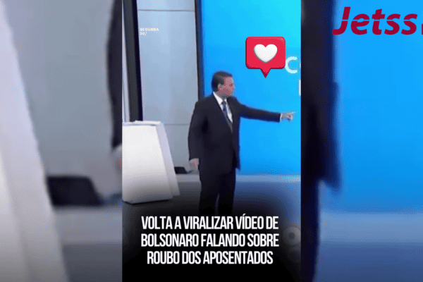 Volta a viralizar vídeo de Jair Bolsonaro falando sobre roubo dos aposentados