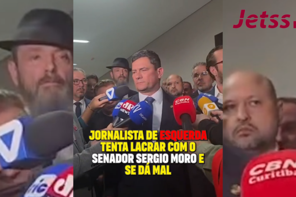 Jornalista de esquerda tenta lacrar com o senador Sergio Moro e se dá mal