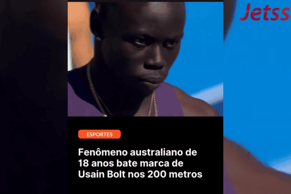 Fenômeno australiano de 18 anos bate marca de Usain Bolt nos 200 metros