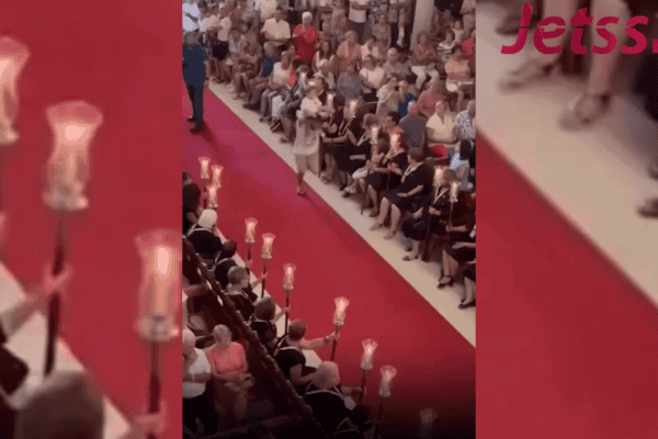 Pai em desespero coloca o filho com câncer aos pés de Nossa Senhora