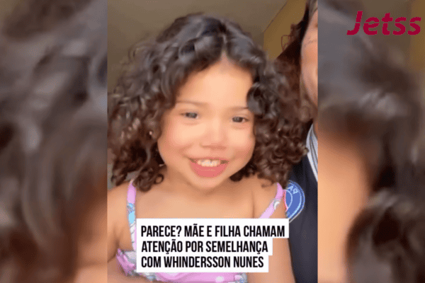 Parece? Mãe e filha chamam atenção por semelhança com Whindersson Nunes
