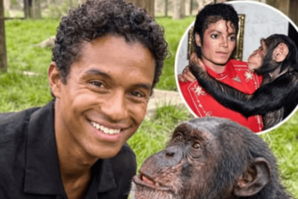 Jaafar Jackson visita “Bubbles” em santuário e reencontro chama atenção
