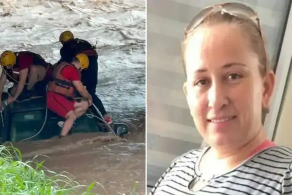 Diarista desaparece após carro cair em córrego durante temporal em Piracicaba