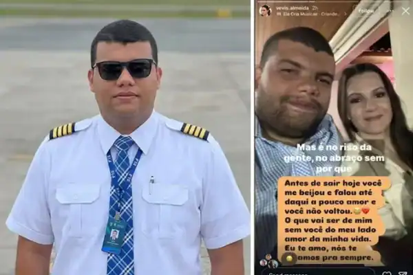 Última mensagem da esposa do piloto Nélio Maria Batista Pessanha choca a web