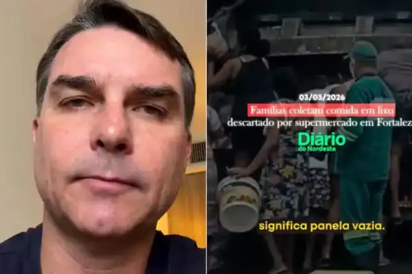 Flávio Bolsonaro ataca Lula sobre fome usando vídeo do governo de seu pai