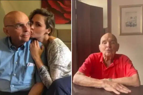 Vídeo mostra comovente despedida no velório do pai de Ana Paula Renault