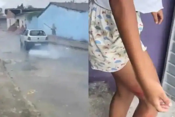 Mulher atropelada por ex-companheiro que não aceitou o fim do relacionamento; vídeo impressiona
