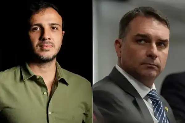 Renan Santos e Flávio Bolsonaro trocam provocações nas redes sociais