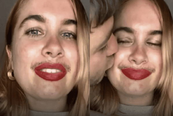 Mulher abandona depilação do buço e revela reação do marido