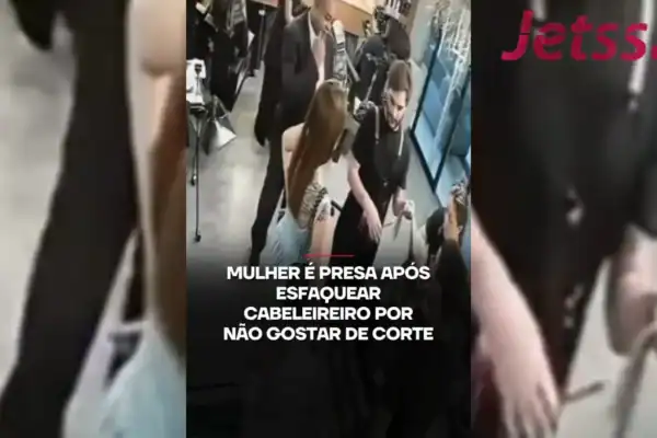 Mulher é presa após esfaquear cabeleireiro por não gostar de corte