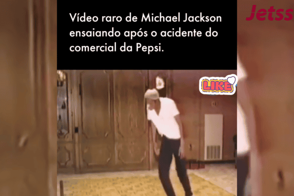 Vídeo raro de Michael Jackson ensaiando após o acidente do comercial da Pepsi