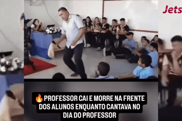 Professor cai e morre na frente dos alunos enquanto cantava no Dia do Professor