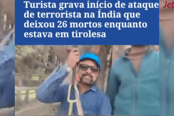 Turista grava sem querer momento de ataque terrorista na Índia
