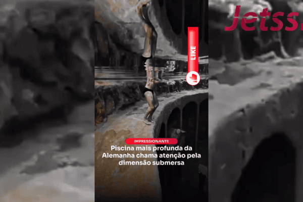 Piscina mais profunda da Alemanha chama atenção pela dimensão submersa