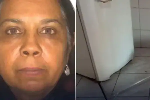 Mulher morre ao sofrer choque elétrico após rodo de alumínio encostar em geladeira durante limpeza