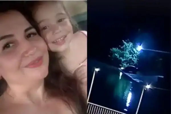 Câmeras revelam que homem forjou história após carro com esposa e filha cair em rio