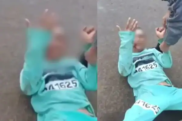 Menina empunha martelo para se defender de detento em trabalho externo