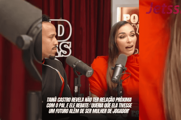 Tainá Castro revela não ter relação próxima com o pai, e ele rebate