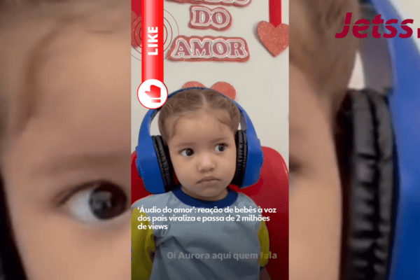 ‘Áudio do amor’: reação de bebês à voz dos pais viraliza e passa de 2 milhões de views