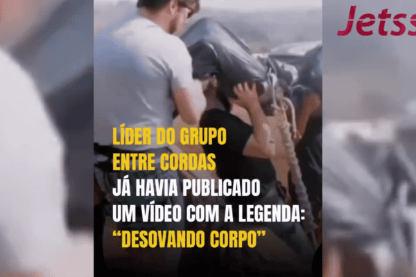 Líder do grupo Entre Cordas já havia publicado um vídeo com a legenda: “Desovando corpo”