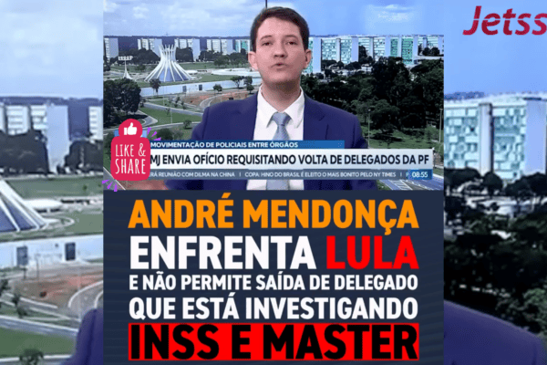 André Mendonça enfrenta Lula e não permite saída de delegado que investiga o INSS e o caso Master