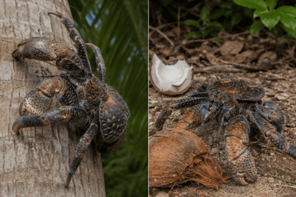 Conheça o caranguejo gigante capaz de devorar pessoas vivas