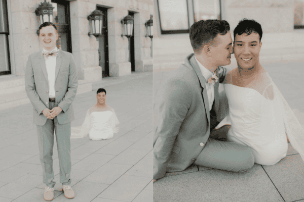 Rejeitada pelos pais e humilhada na infância, influenciadora posta imagens do casamento e de superação