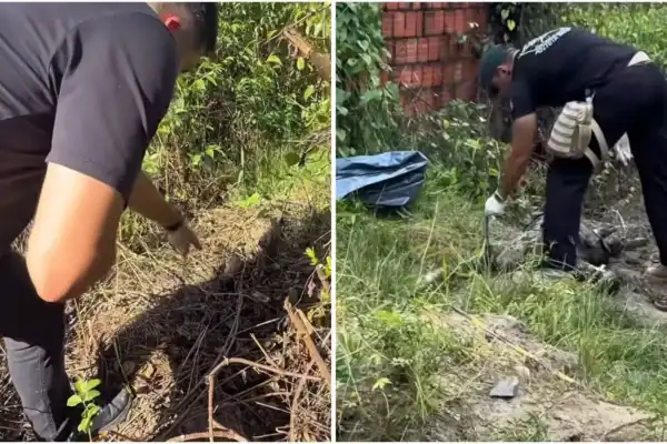 Deputado encontra corpo em matagal ao gravar vídeo em Caucaia