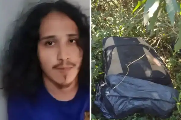 Vazamento de vídeo mostra homem encontrado esquartejado em mochila confessando crimes