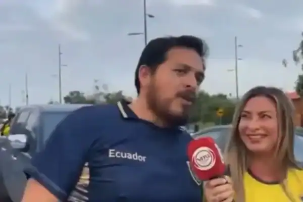 Repórter equatoriana é atropelada ao vivo durante cobertura da Copa do Mundo