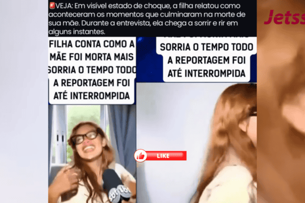 Em visível estado de choque, a filha relatou os momentos que culminaram na morte de sua mãe
