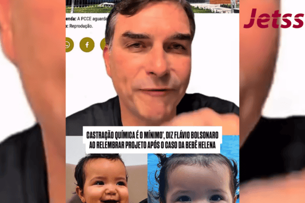 Castração química é o mínimo, diz Flávio Bolsonaro ao relembrar projeto após o caso da bebê Helena