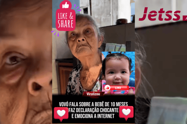 Vovó fala sobre a bebê de 10 meses, faz declaração chocante e emociona a internet
