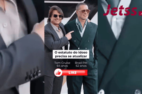 Internautas brincam que Estatuto do Idoso precisa se atualizar após fotos de Tom Cruise e Brad Pitt