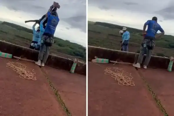 Vídeo flagra criança ferida em salto de rope jump antes da tragédia