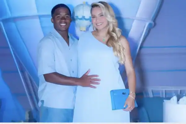 Endrick e Gabriely Miranda exibem detalhes do chá de bebê em homenagem a Kendrick