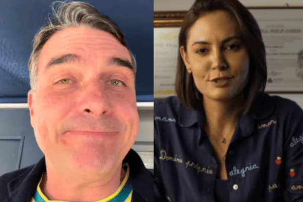 Término! Michelle manda retirar fotos de Jair Bolsonaro do gabinete de Flávio Bolsonaro