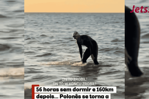 Polonês se torna a primeira pessoa a atravessar o Báltico a nado entre Suécia e Polônia