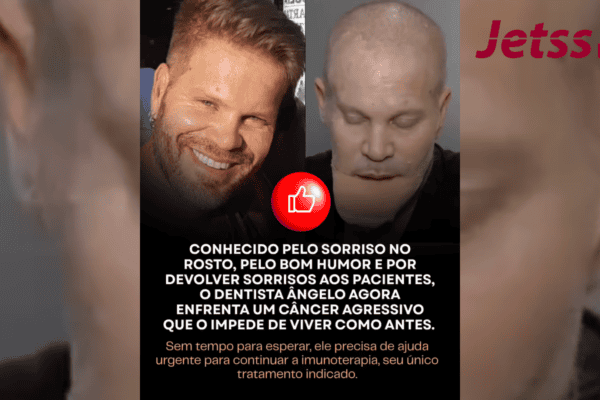 O dentista Angelo agora enfrenta um câncer agressivo que o impede de viver como antes