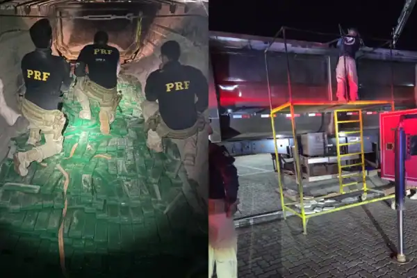 PRF apreende 3,5 toneladas de drogas escondidas em caminhões no MS
