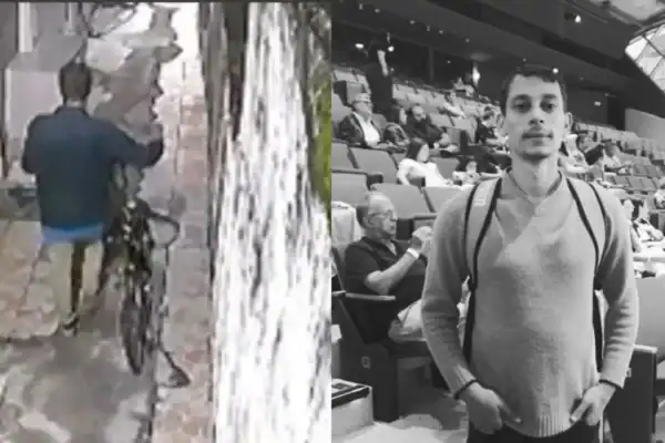 Segurança chega à delegacia pedalando bicicleta da vítima de espancamento em Copacabana