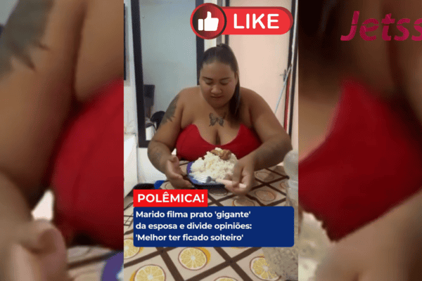 Marido filma prato ‘gigante’ da esposa e divide opiniões: ‘Melhor ter ficado solteiro’