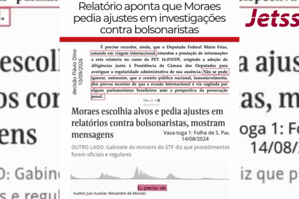 Relatório aponta que Moraes pedia ajustes em investigações contra bolsonaristas
