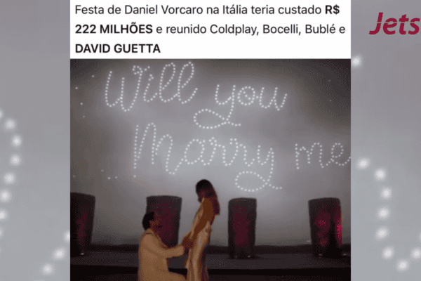 Festa de Daniel Vorcaro na Itália teria custado R$ 222 milhões e reunido Coldplay, Bocelli, Bublé e David Guetta