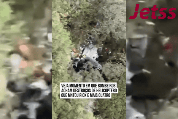 Veja momento em que bombeiros acham destroços de helicóptero que matou Rick e mais quatro