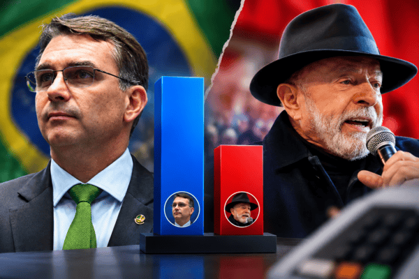 Nova pesquisa aponta diferença enorme entre Flávio e Lula no segundo turno! Veja os números!